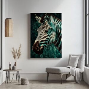 paveikslas zebras lietuje