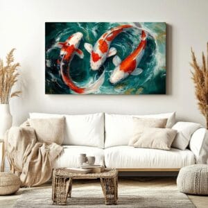 paveikslas koi sokis